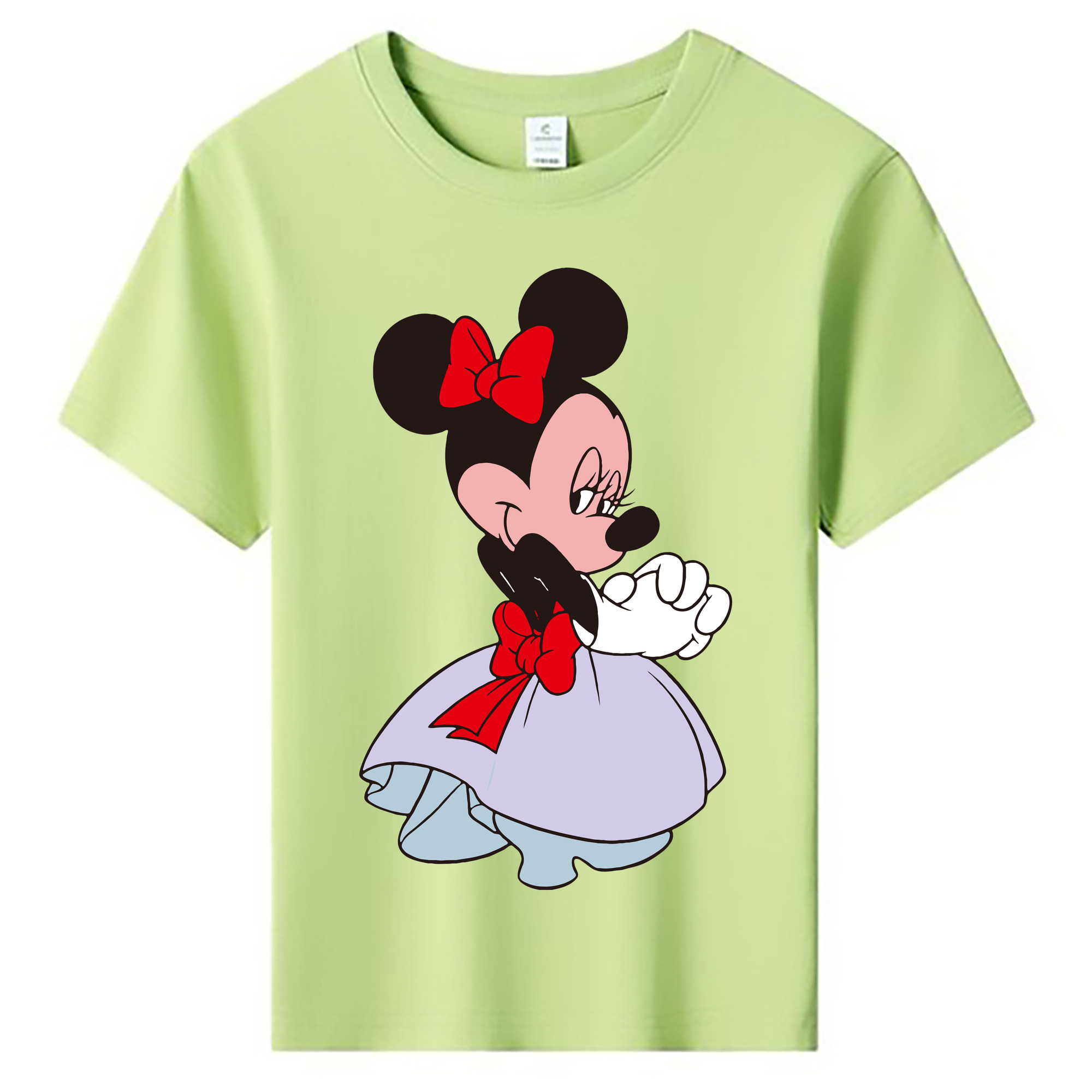 ミッキーマウス Mickey Mouse 綿100％キッズTシャツ（フロントプリント）